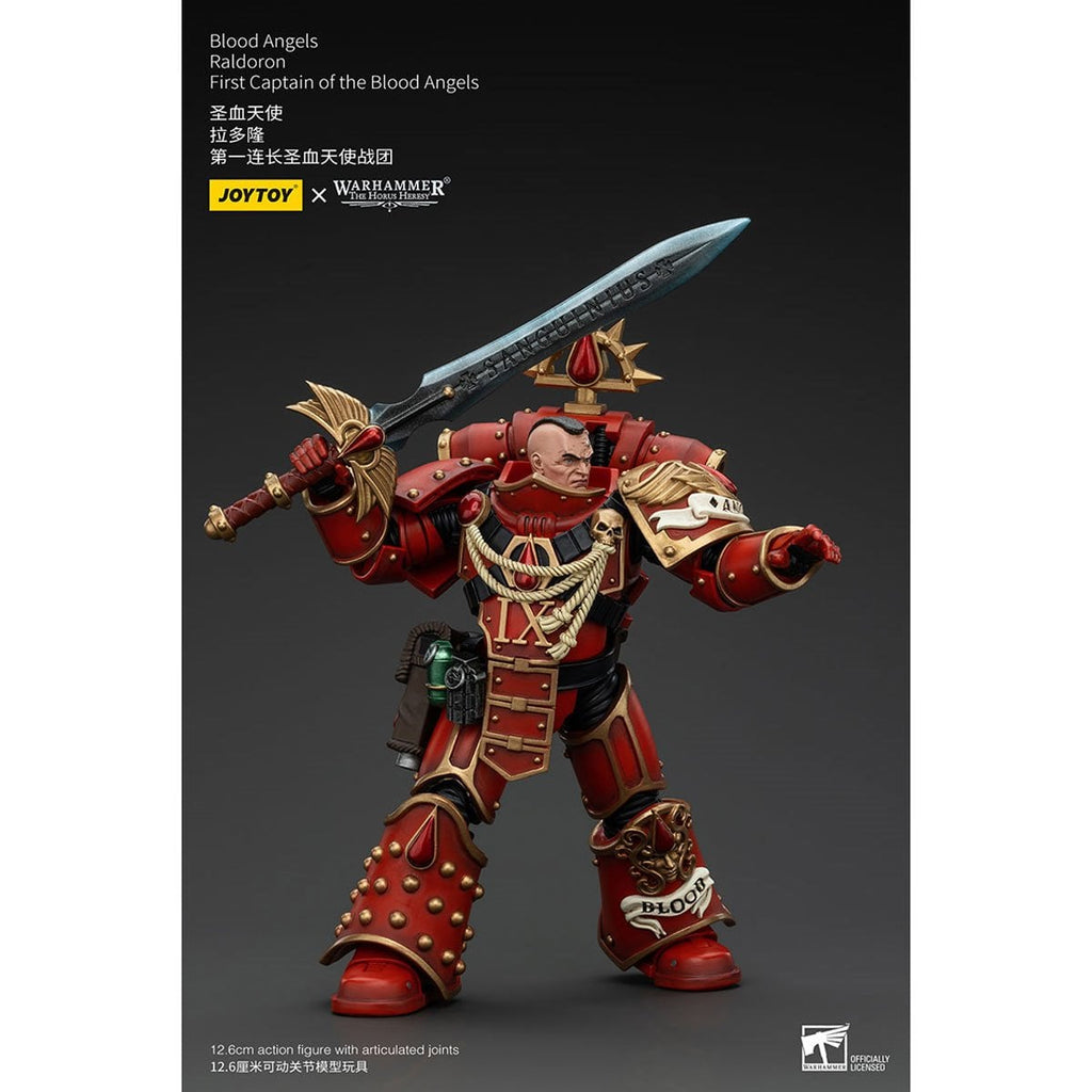 Joy Toy Warhammer The Horus Heresy Blood Angels Raldoron First Captain 1:18 Scale Action Figure