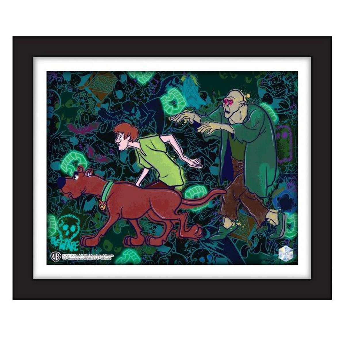 Scooby-Doo Which Witch Is Which? #1101 Animation Cel Artist Edition Framed Art Print