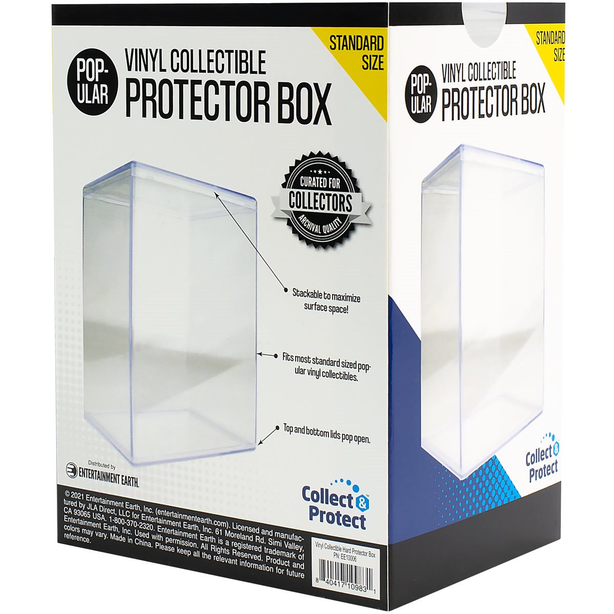 Entertainment Earth Vinyl Collectible Premium Interlocking Hard Protector Box