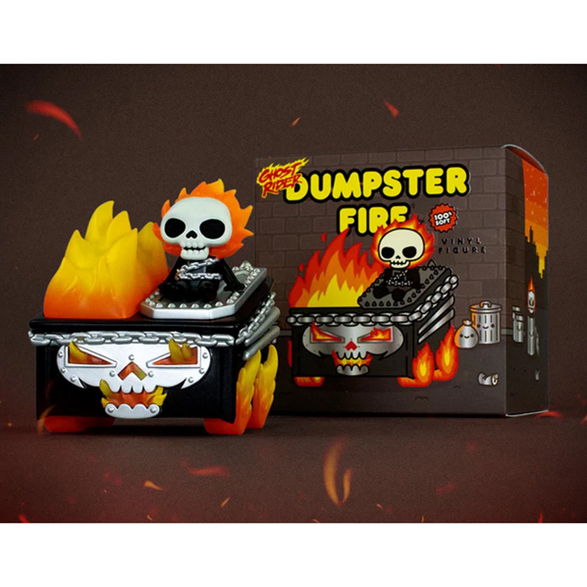 Ghost Rider Dumpster Fire Vinyl Figure