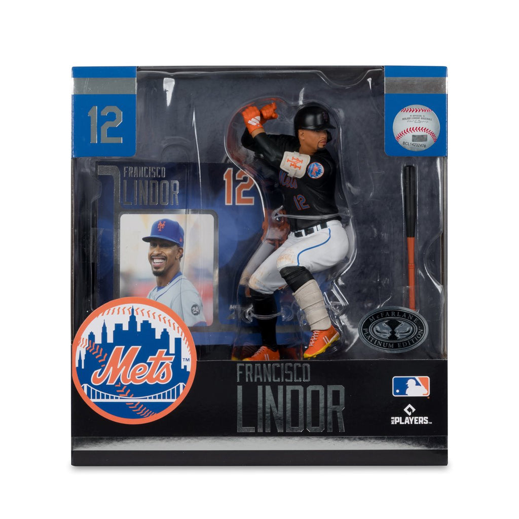 MLB SportsPicks New York Mets Francisco Lindor 7-Inch Posed Figure