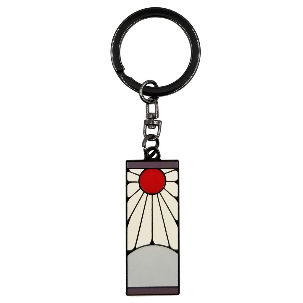Demon Slayer Tanjiro's Hanafuda Earring Metal Key Chain
