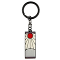 Demon Slayer Tanjiro's Hanafuda Earring Metal Key Chain