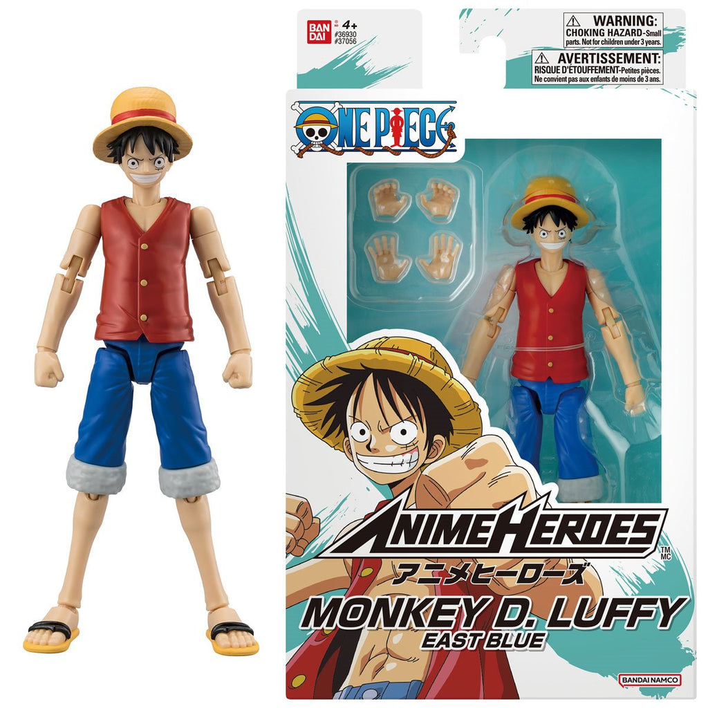 One Piece Anime Heroes Monkey D. Luffy East Blue Action Figure