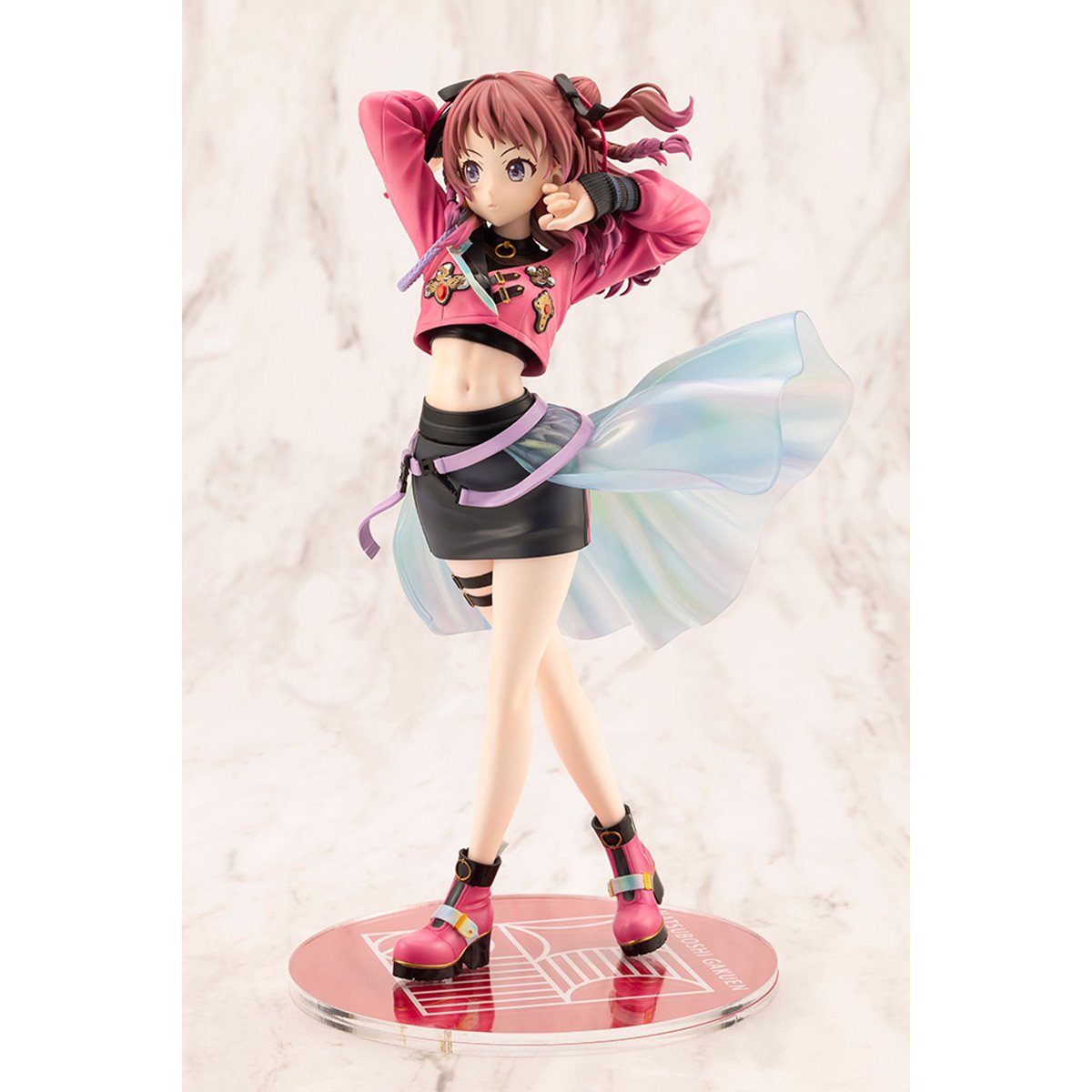The Idolmaster Gakuen Saki Hanami Fighting My Way 1:7 Scale Statue