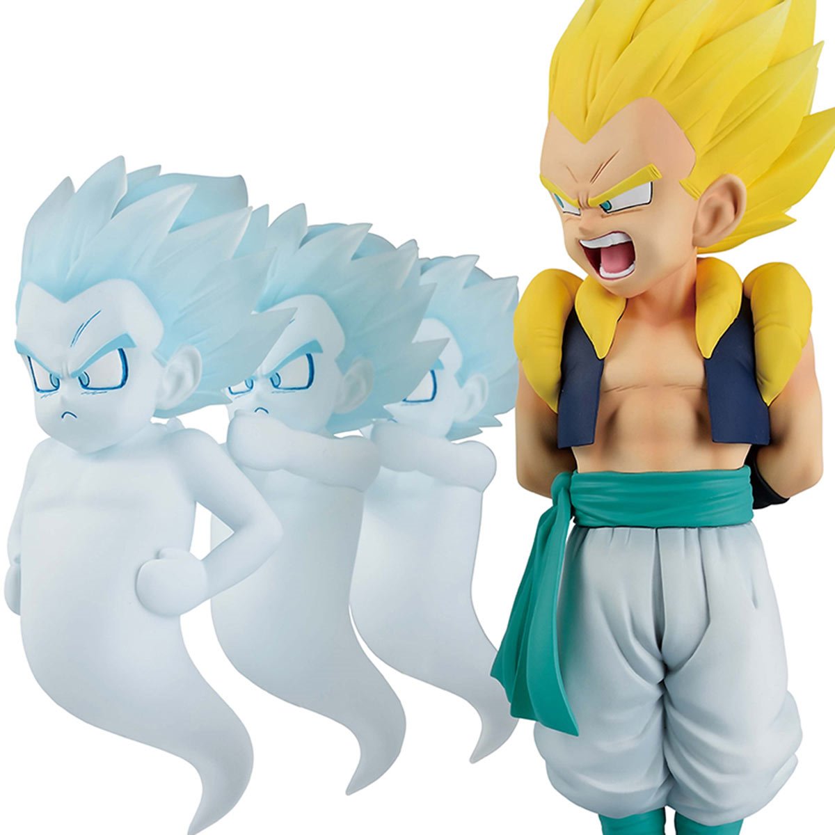 Dragon Ball Z Super Saiyan Gotenks and Ghost Dragon History II Revible Moment Statue