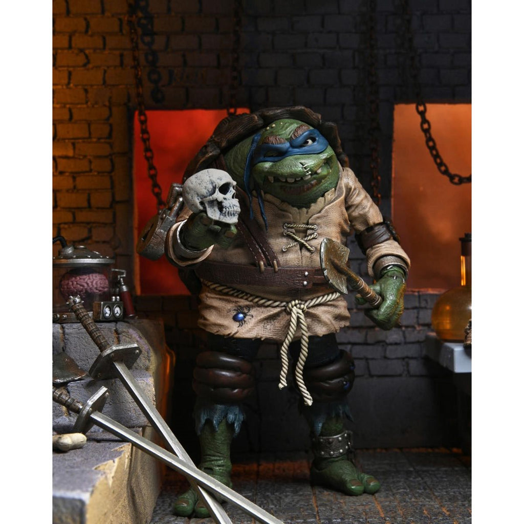 Universal Monsters x Teenage Mutant Ninja Turtles Ultimate Leonardo as The Hunchback 7-Inch Scale Action Figure