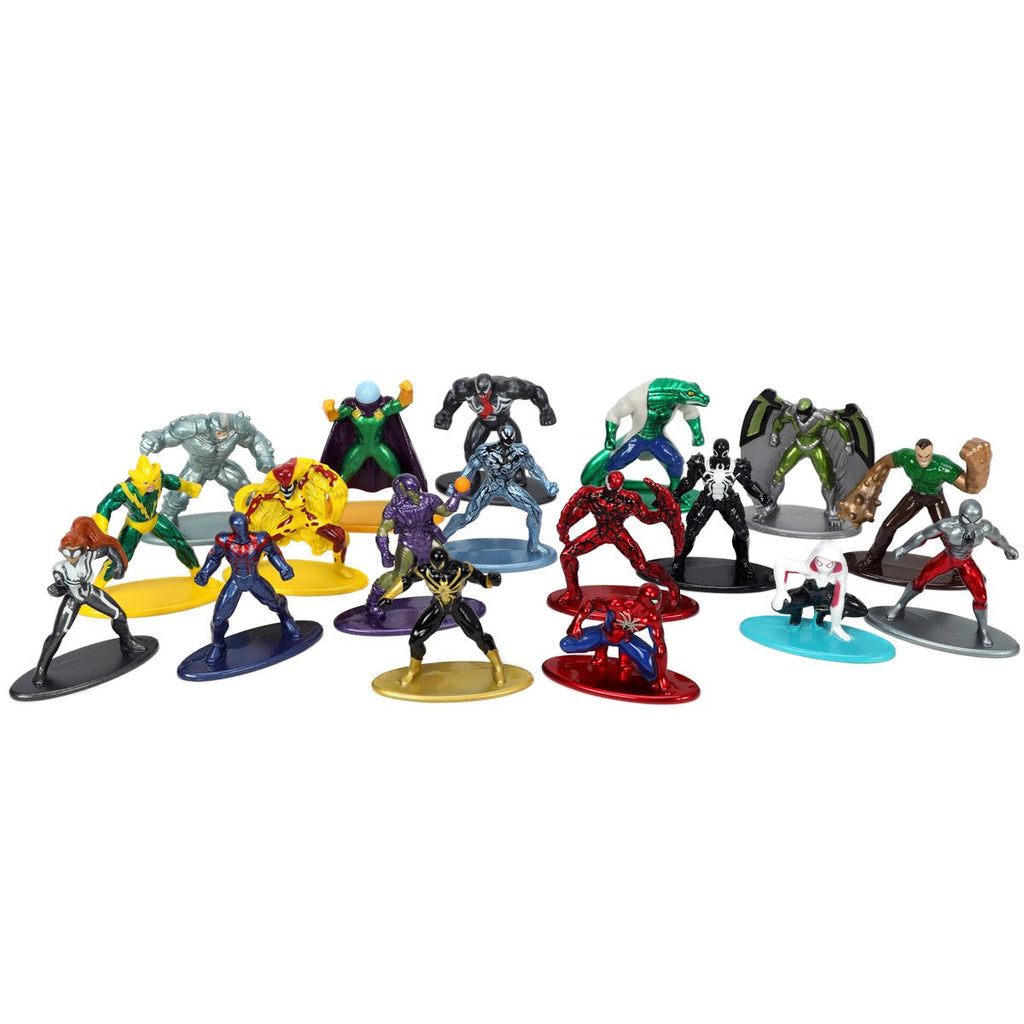 Marvel Spider-Man Nano MetalFigs Mini-Figure Wave 7 18-Pack