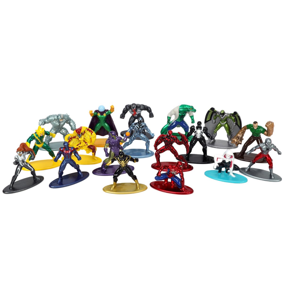 Marvel Spider-Man Nano MetalFigs Mini-Figure Wave 7 18-Pack