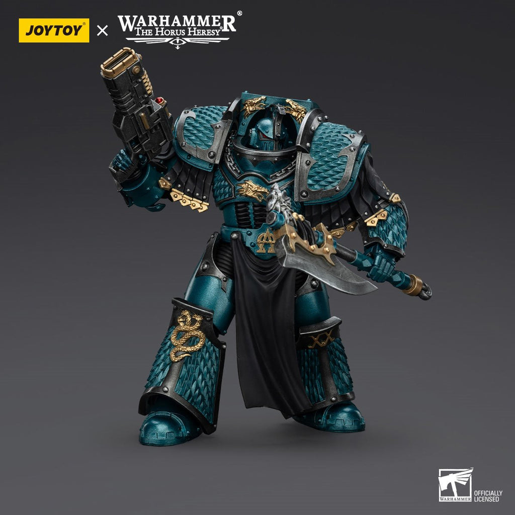 Joy Toy Warhammer The Horus Heresy Alpha Legion Lernaean Terminator with Volkite Charger 1:18 Scale Action Figure