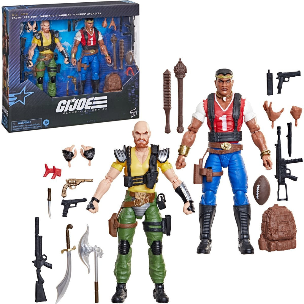 G.I. Joe Classified Series David Red Dog Taputapu & Varujan Taurus Ayvazyan 6-Inch Action Figures