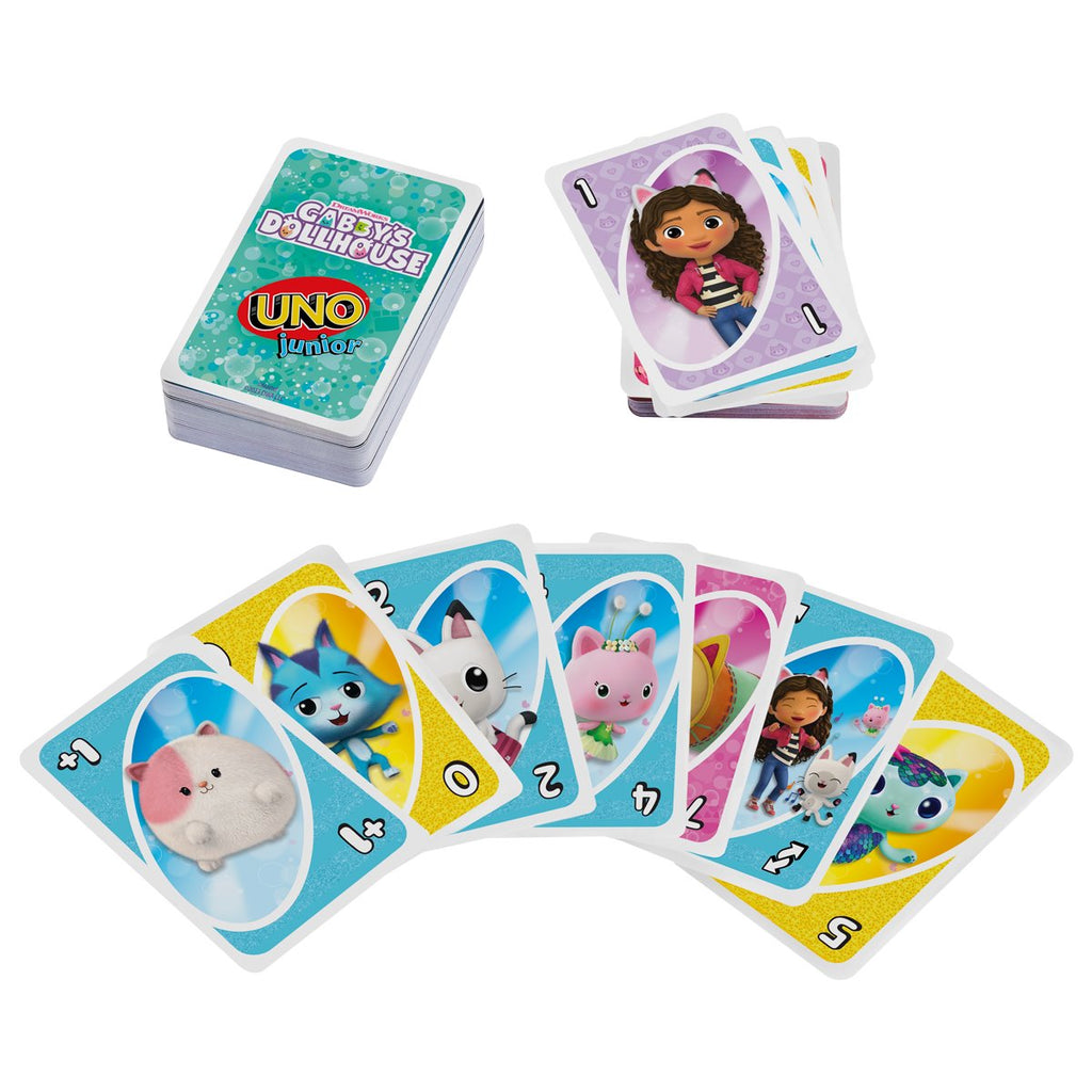 Junior Gabby's Dollhouse UNO Card Game