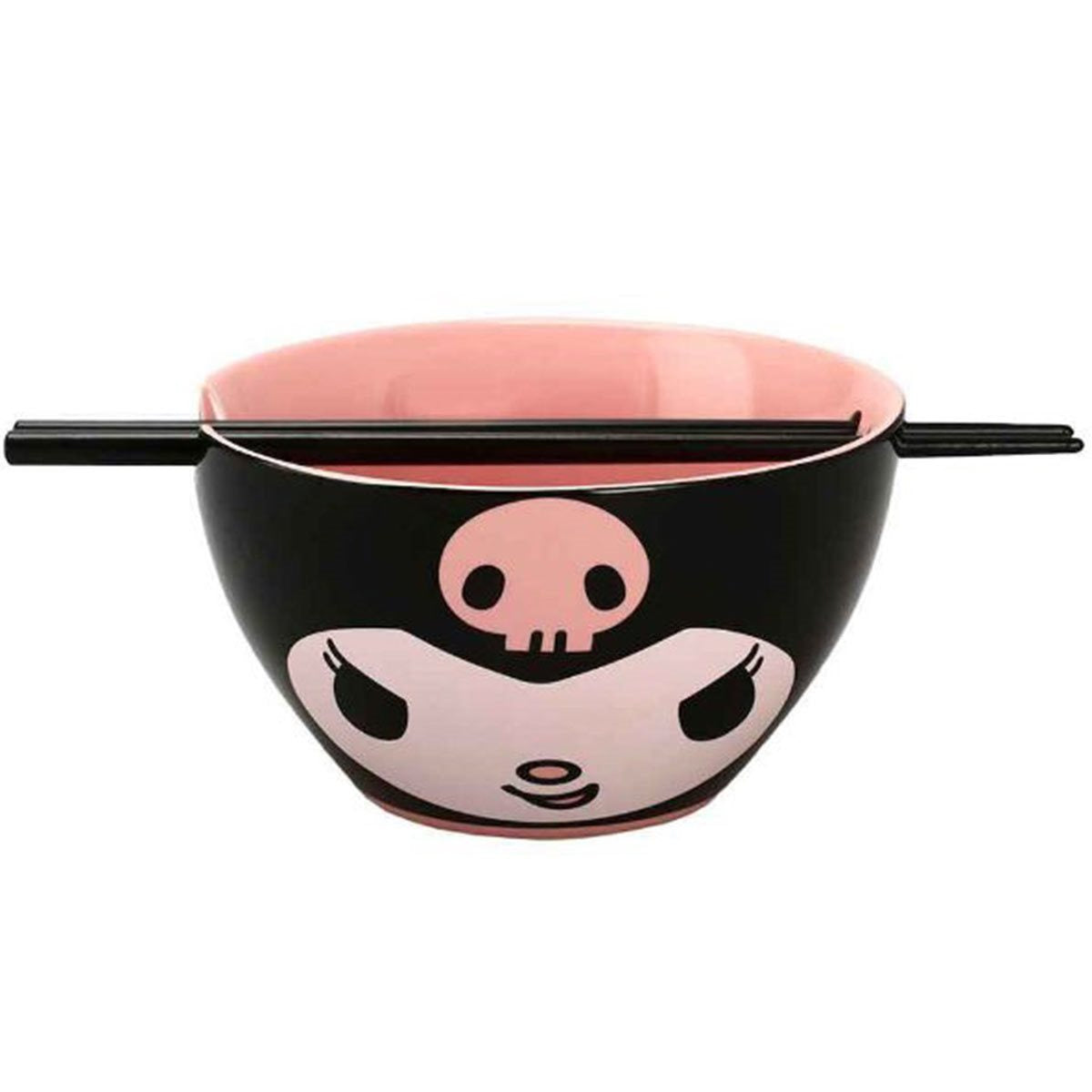Kuromi 20 oz. Ceramic Ramen Bowl with Chopsticks