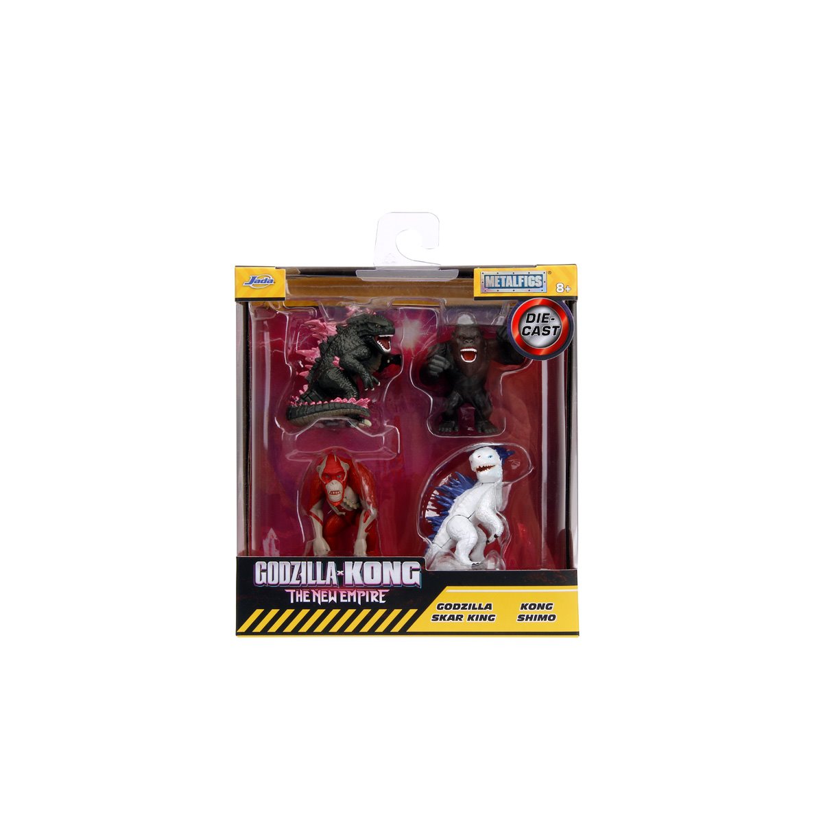 Godzilla x Kong: The New Empire MetalFigs 2 1/2-Inch Die-Cast Metal Mini-Figure 4-Pack