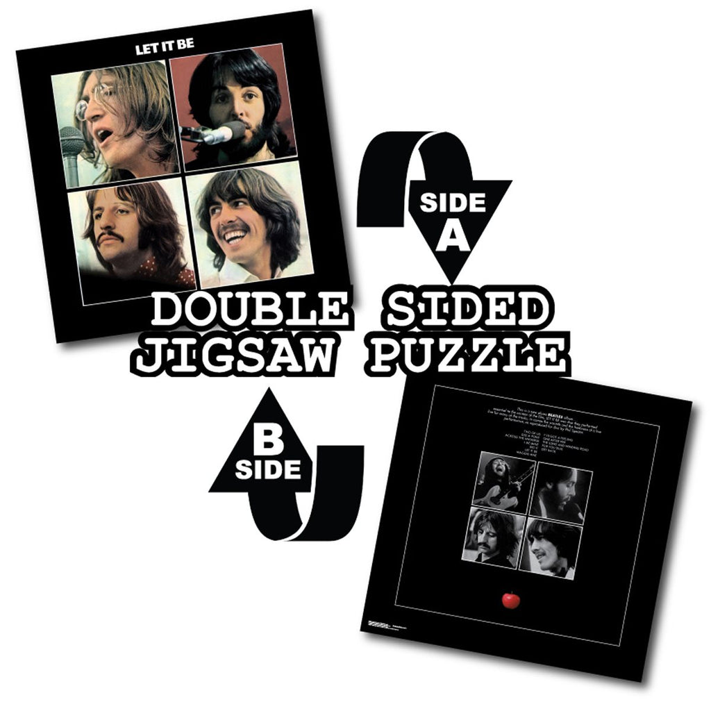 The Beatles Let It Be Double Sided Album Art 1,000-Piece Jigsaw Puzzle