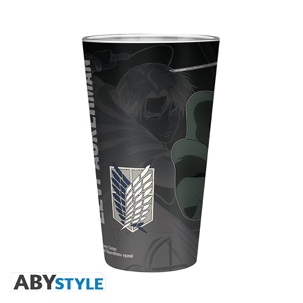 Attack on Titan Levi 14 oz. Glass