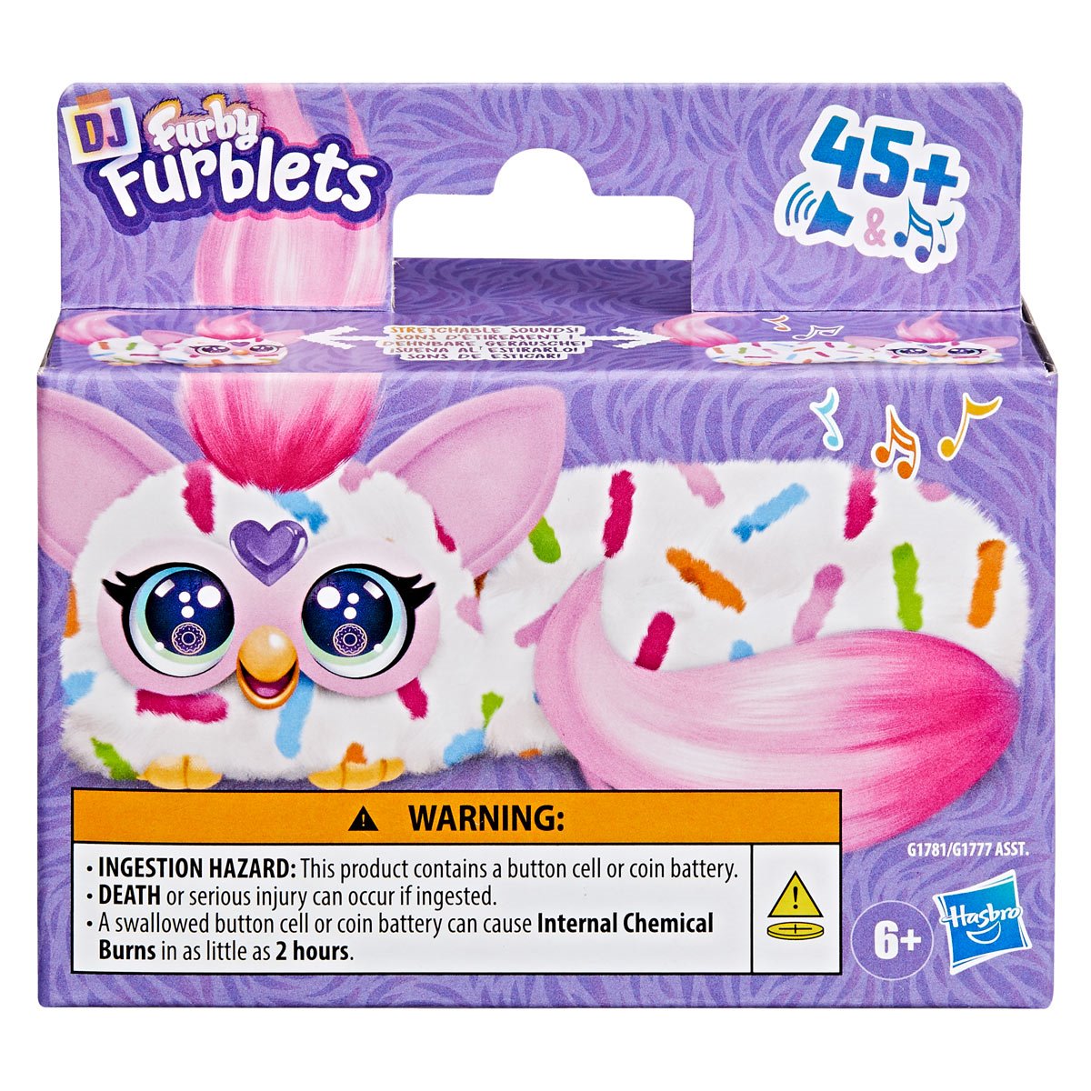 Furby DJ Furblets Berry-Cup-Cake Mini Electronic Plush Toy