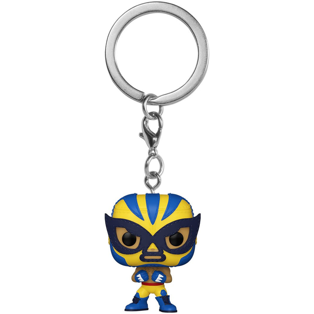 Marvel Luchadores El Animal Indestructible Wolverine Funko Pocket Pop! Key Chain