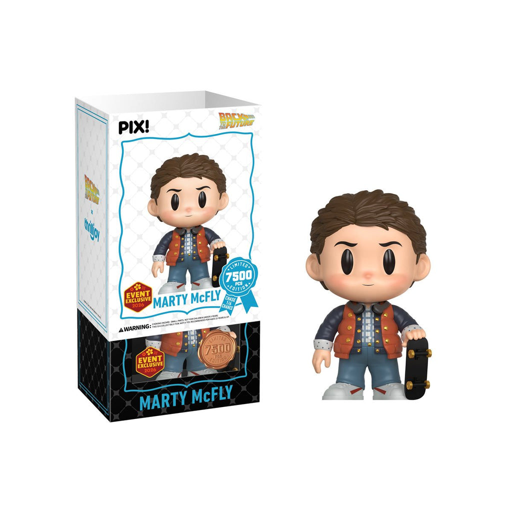 Back to the Future Marty McFly with Skateboard Pix! Vinyl Figure - 2026 Convention Exclusive
