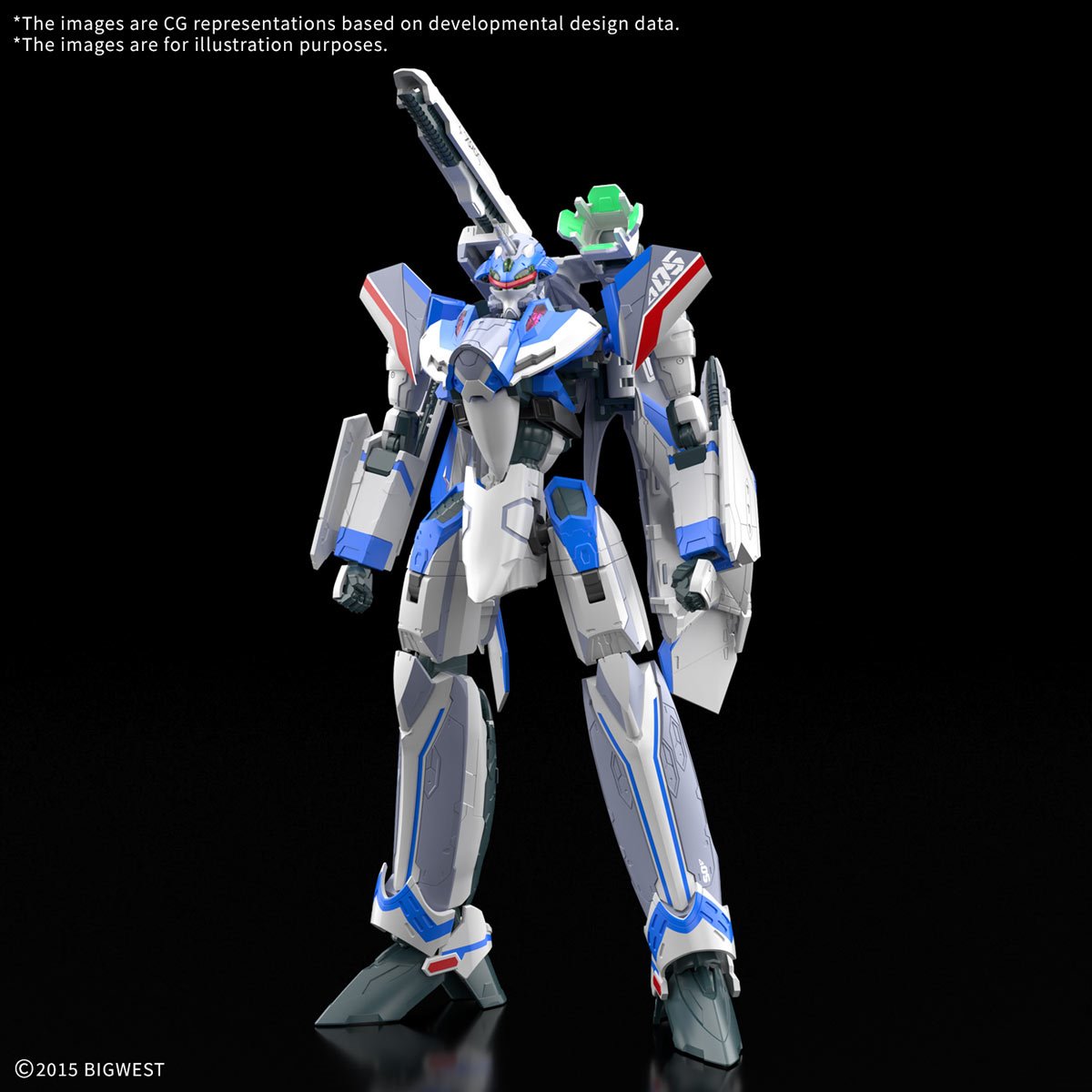 Macross VF-31J Siegfried Hayate Immelmann High Grade 1:100 Scale Model Kit