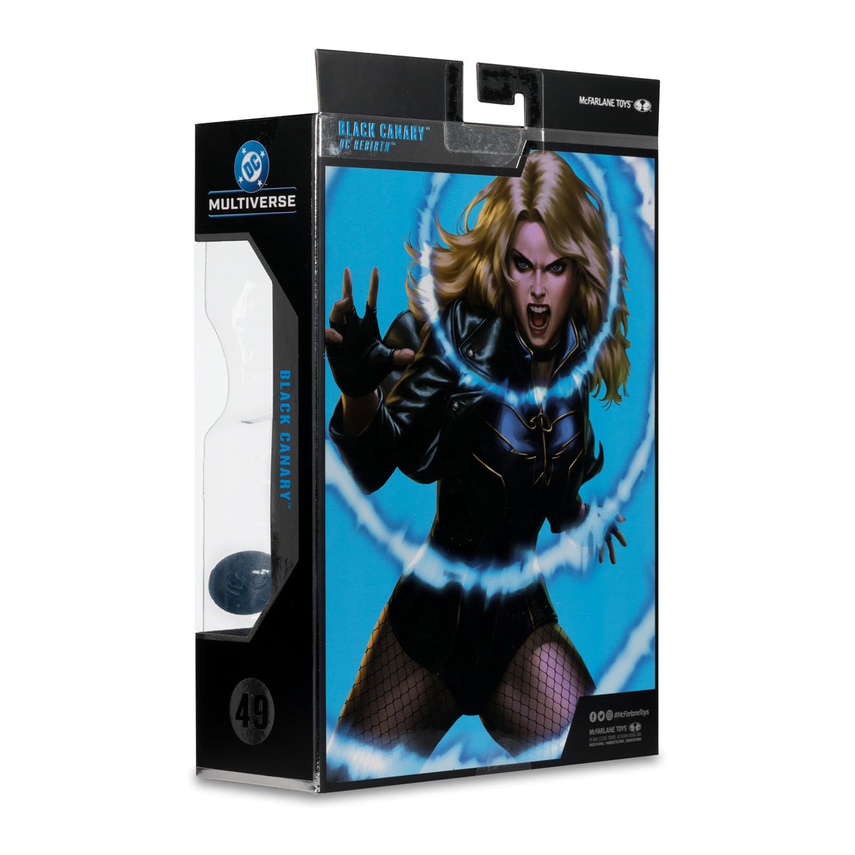 DC Multiverse McFarlane Collector Edition Wave 14 Black Canary DC Rebirth #54 7-Inch Scale Action Figure