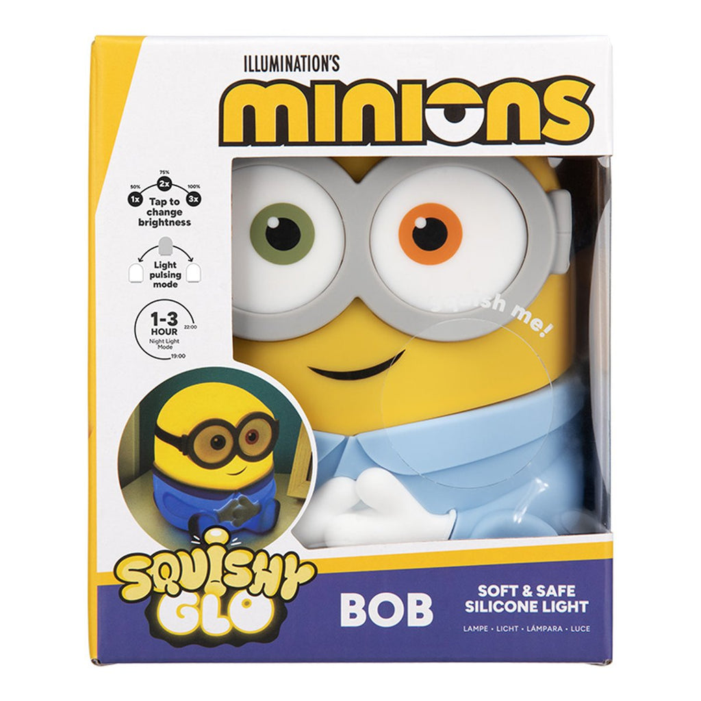 Minions Bob SquishyGlo Silicone Rechargeable Light