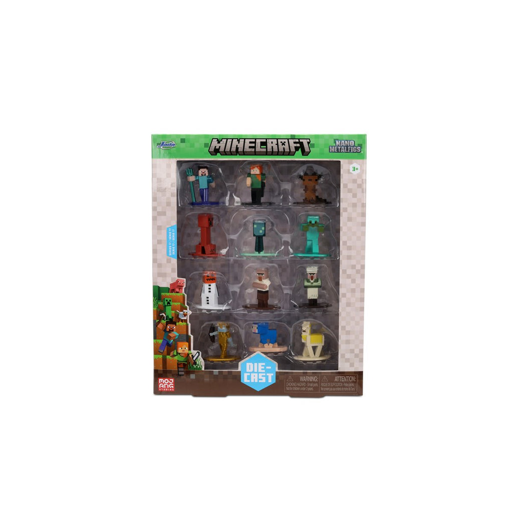 Minecraft Wave 17 Nano MetalFigs Die-Cast Metal Mini-Figure 12-Pack