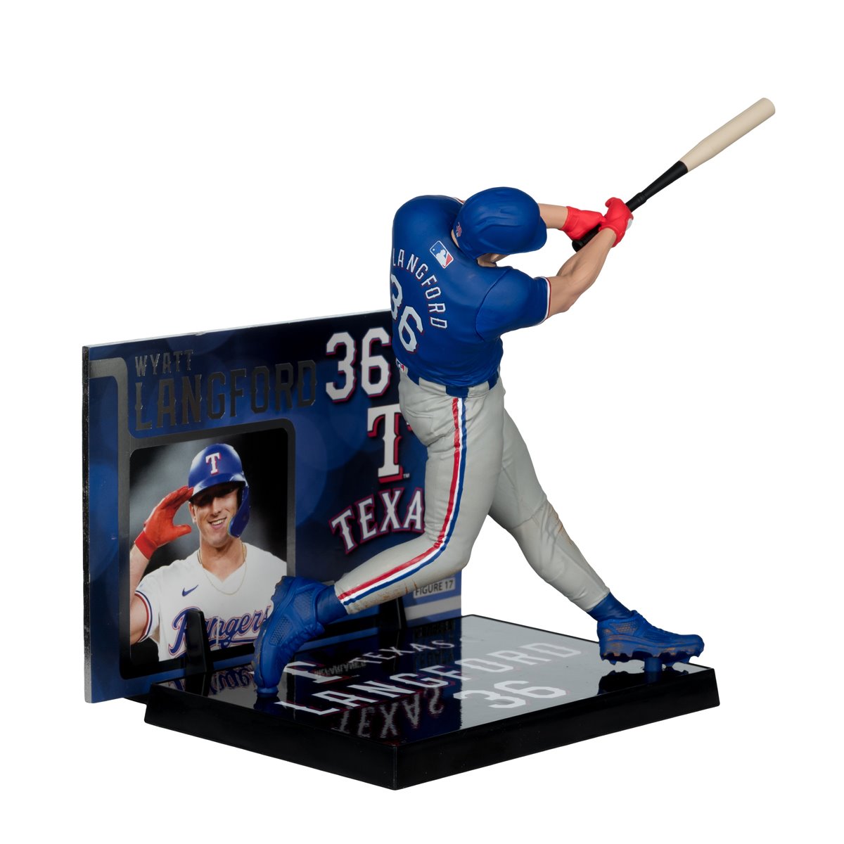 MLB SportsPicks Texas Rangers Wyatt Langford 7-Inch Posed Figure