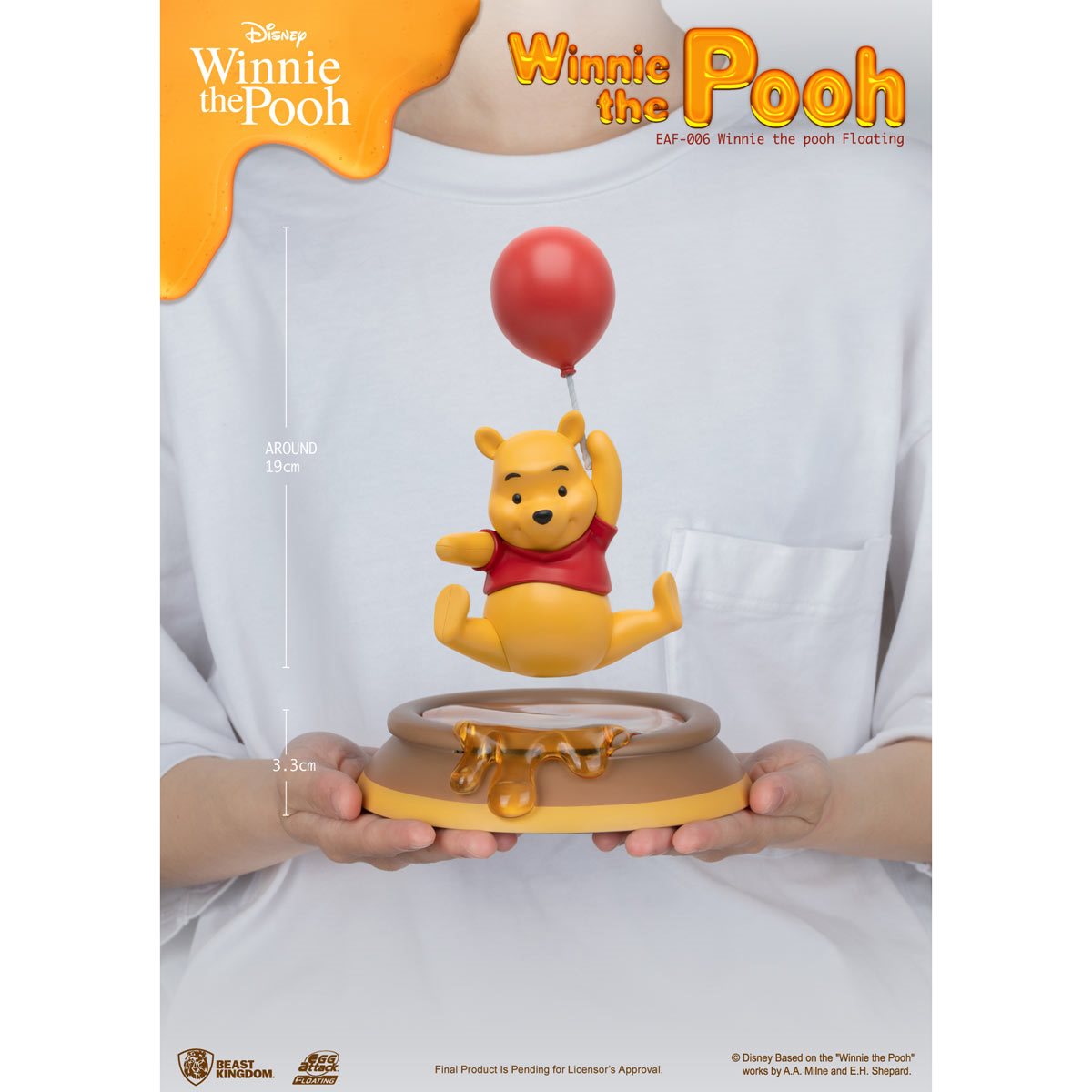 Winnie the Pooh EAF-006 Egg Attack Floating Statue