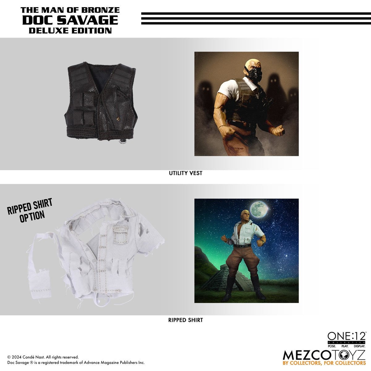 Doc Savage: The Man of Bronze Deluxe Edition One:12 Collective Action Figure