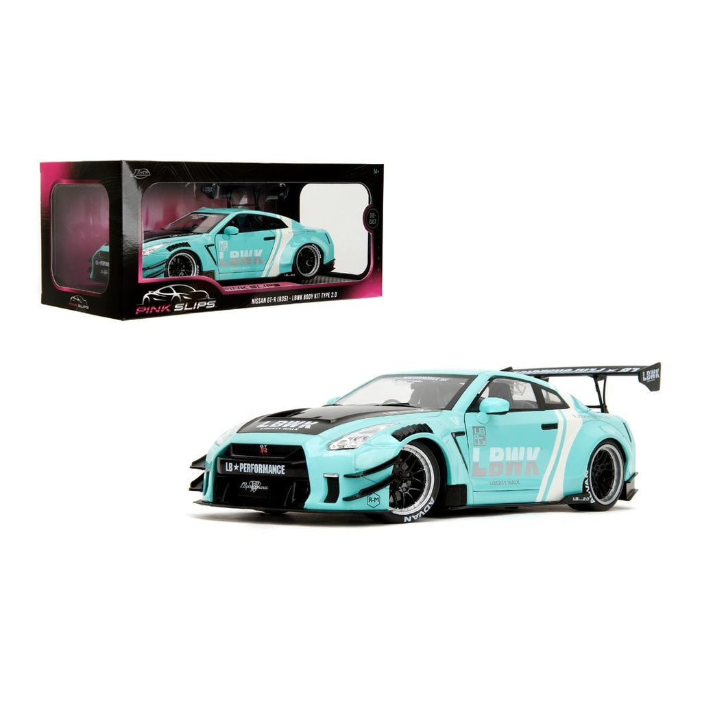 Pink Slips Wave 3 Nissan GT-R R35 LBWK Body Kit Type 2.0 1:18 Scale Die-Cast Metal Vehicle