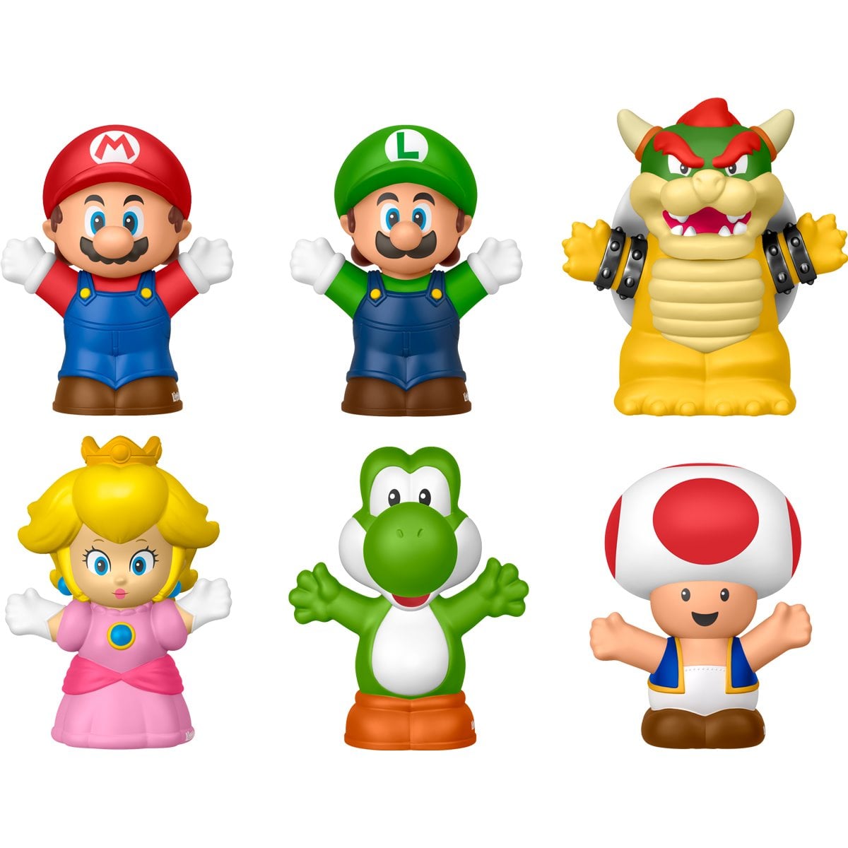 Super Mario Bros. Little People My Mario Mini-Figure 6-Pack