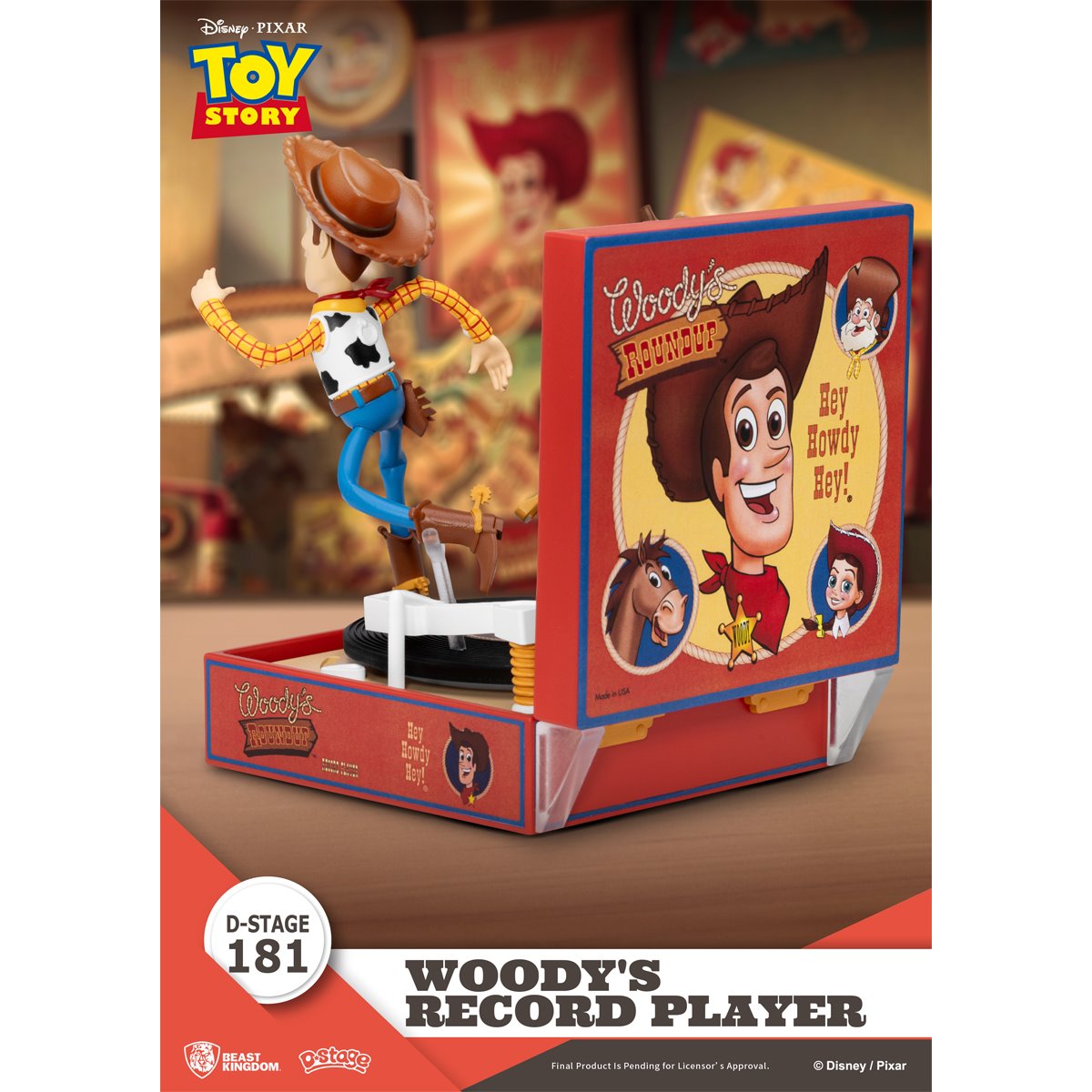 Toy Story Woody's Record Player DS-181 D-Stage Statue