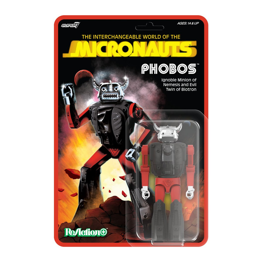 Micronauts Phobos 3 3/4-Inch ReAction+ Figure