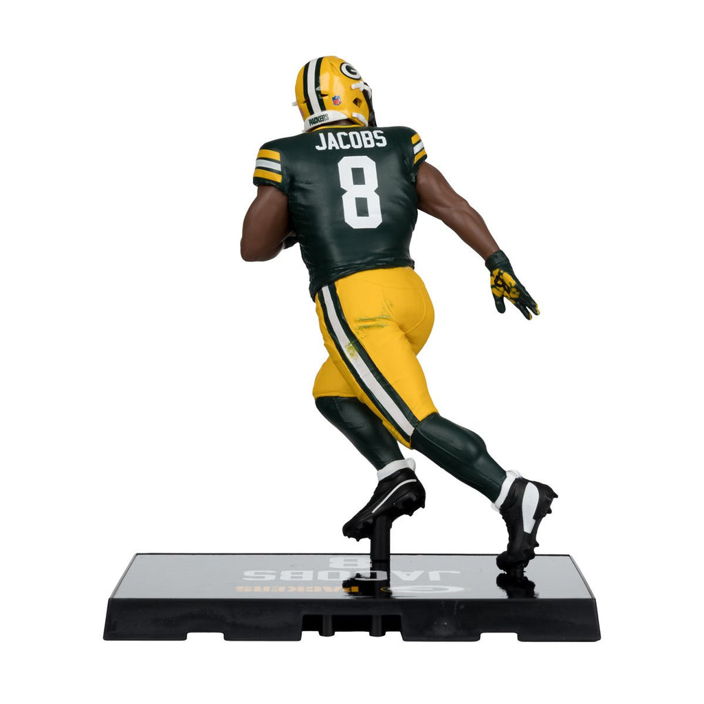 NFL SportsPicks 2025 Green Bay Packers Josh Jacobs 7-Inch Posed Figure