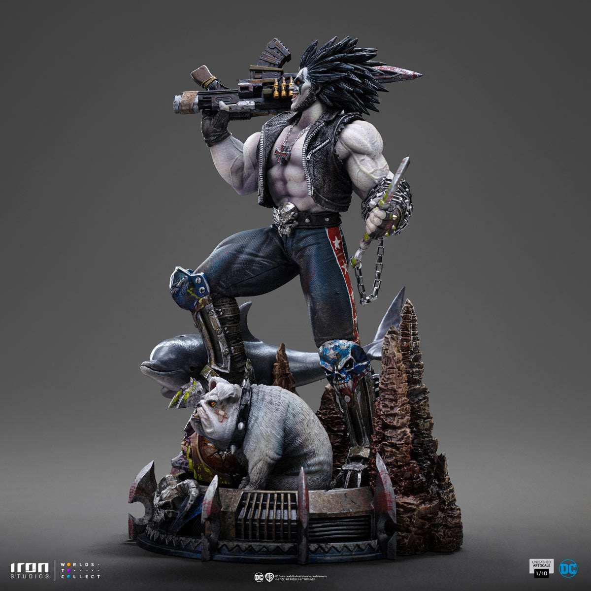 DC Comics Lobo Unleashed 1:10 Art Scale Limited Edition Statue
