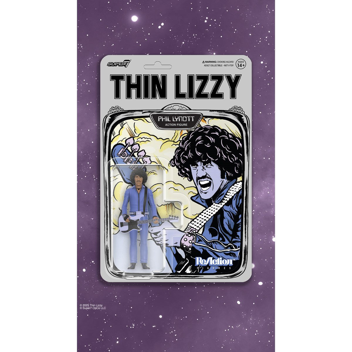 Thin Lizzy Phil Lynott Jailbreak 3 3/4-Inch ReAction Figure