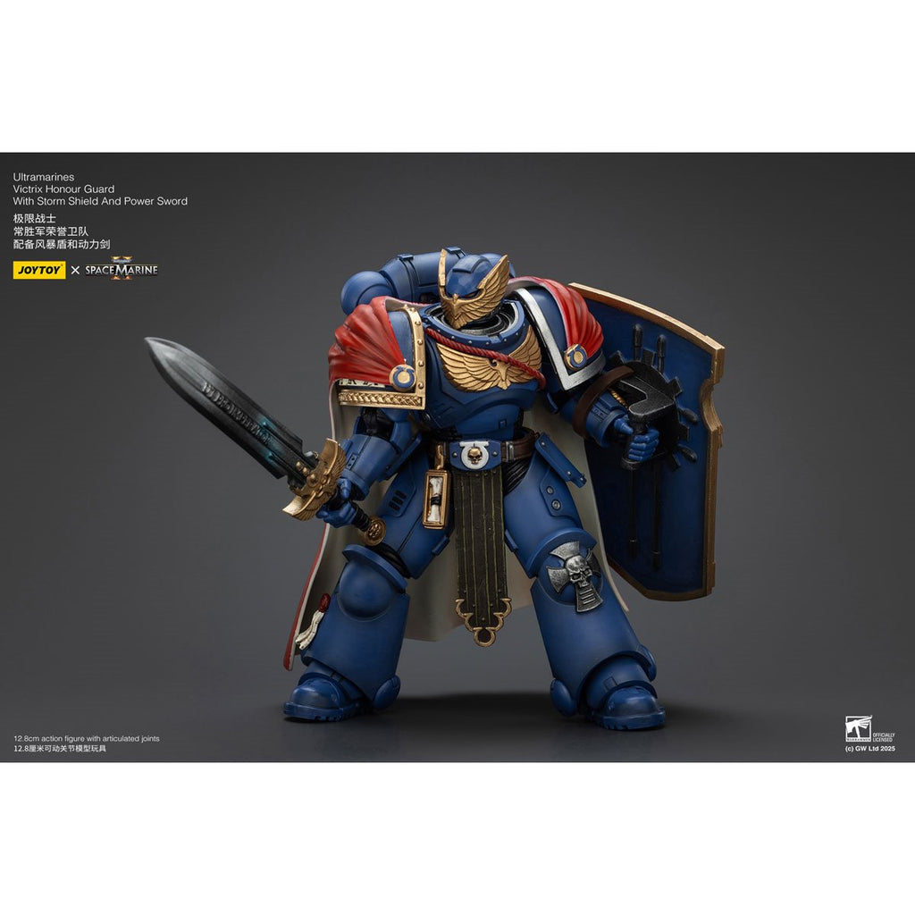 Joy Toy Warhammer Space Marine Ultramarines Victrix Honour Guard Version 2 1:18 Scale Action Figure