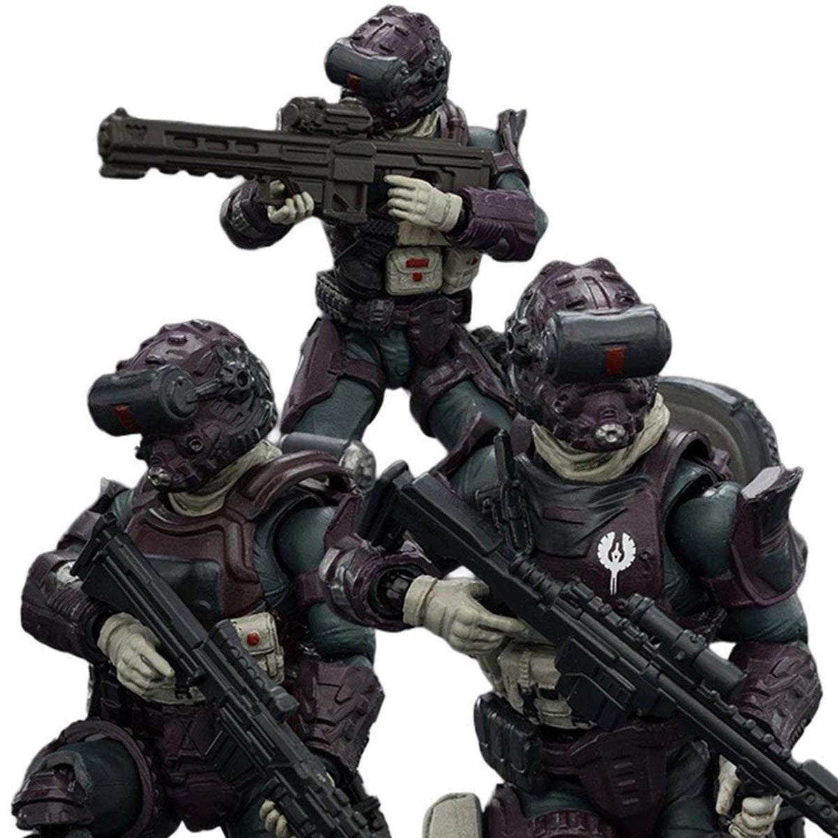 Joy Toy Dark Source Steel Ride Prism Squad 1:18 Scale Action Figure 3-Pack