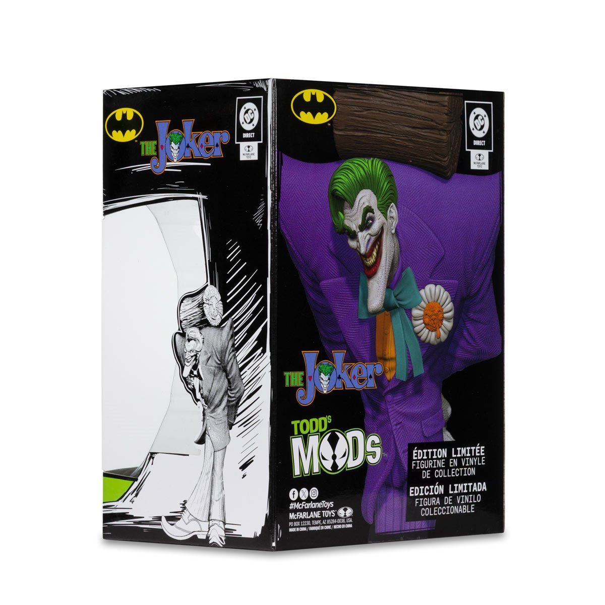 DC Direct Collector Vinyl Wave 5 The Joker Todd's Mods Limited Edition 4 1/2-Inch Scale Posed Figure