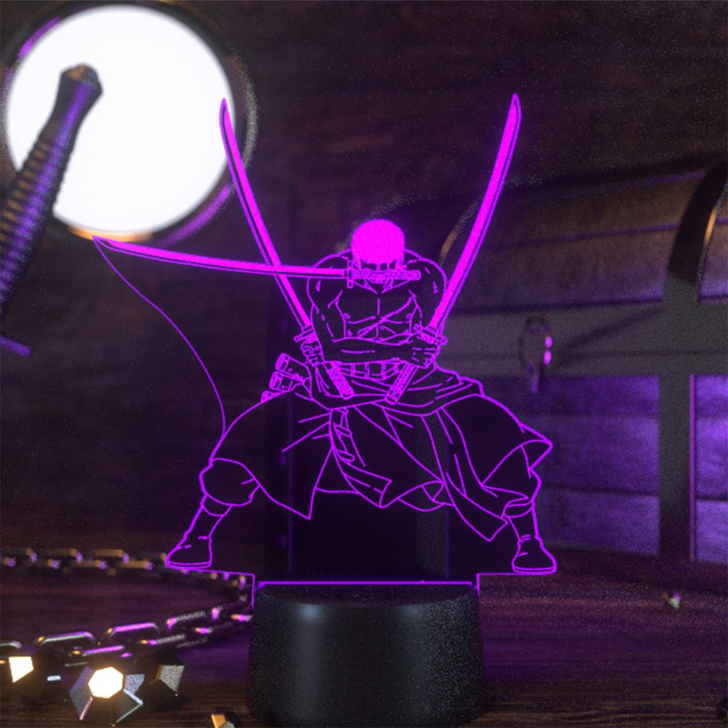 One Piece Zoro Otaku Lamp