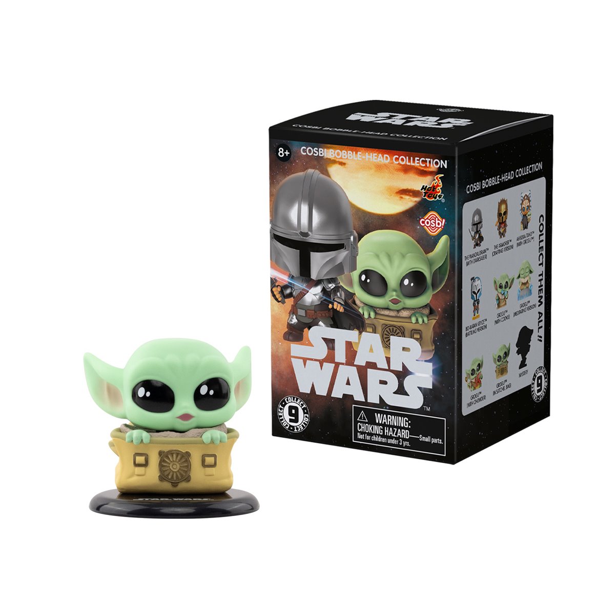 Star Wars Cosbi Bobble-Head Collection Series 3 Blind-Box Mini-Figure Case of 8
