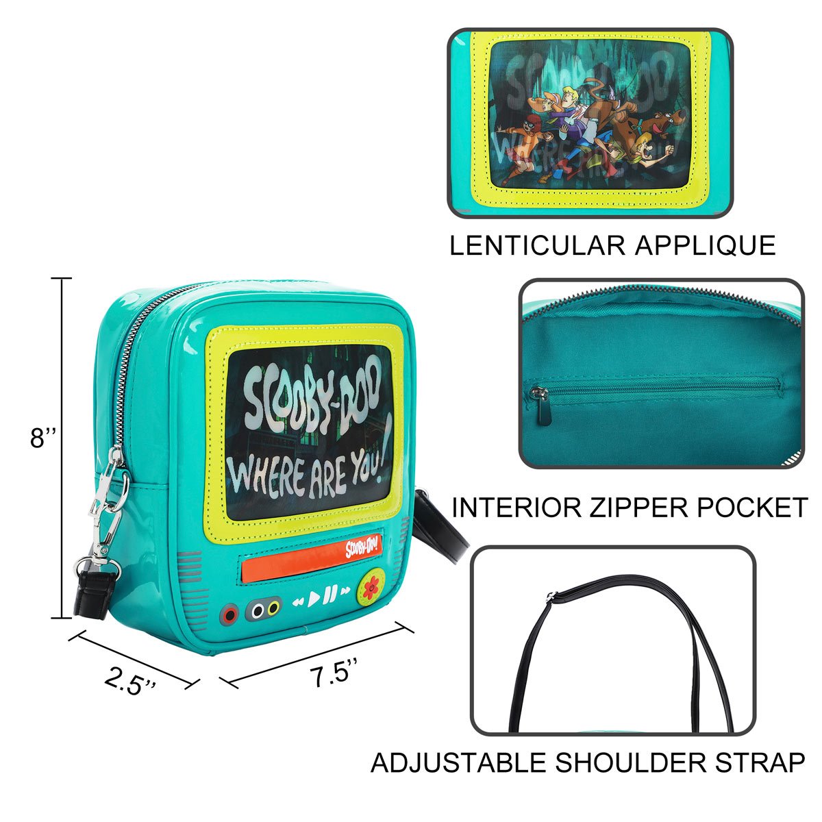Scooby-Doo Lenticular Patch Handbag