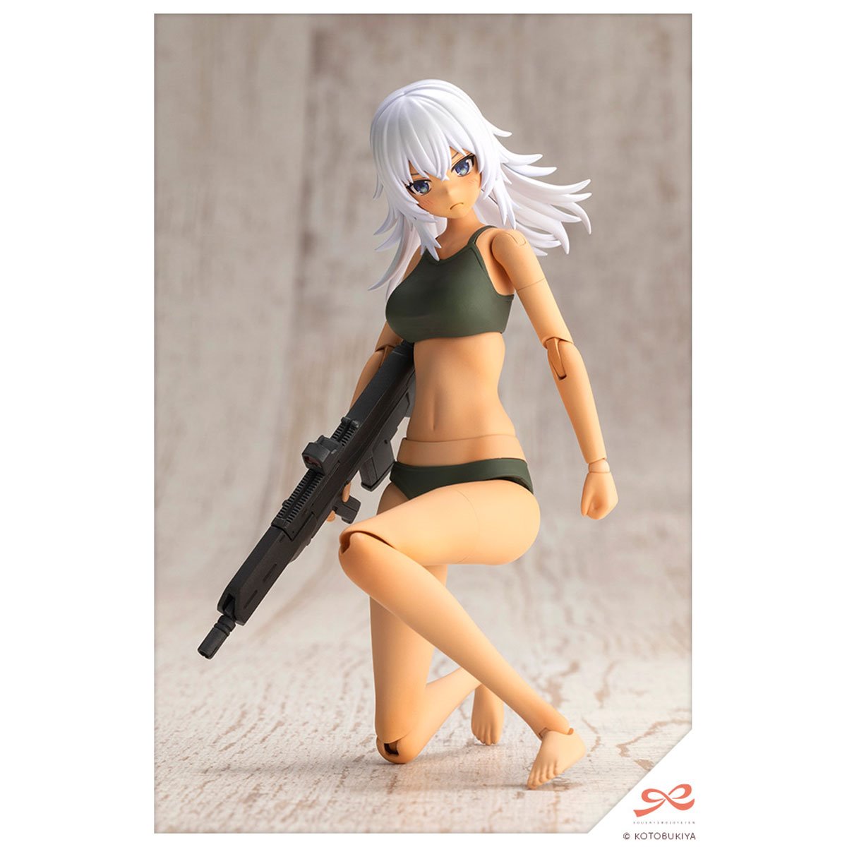 Sousai Shoujo Teien Training Wolf 1:10 Scale Model Kit