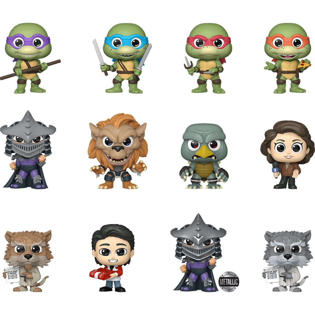 Teenage Mutant Ninja Turtles II: The Secret of the Ooze Mystery Minis Mini-Figure Wave 2 Random 4-Pack