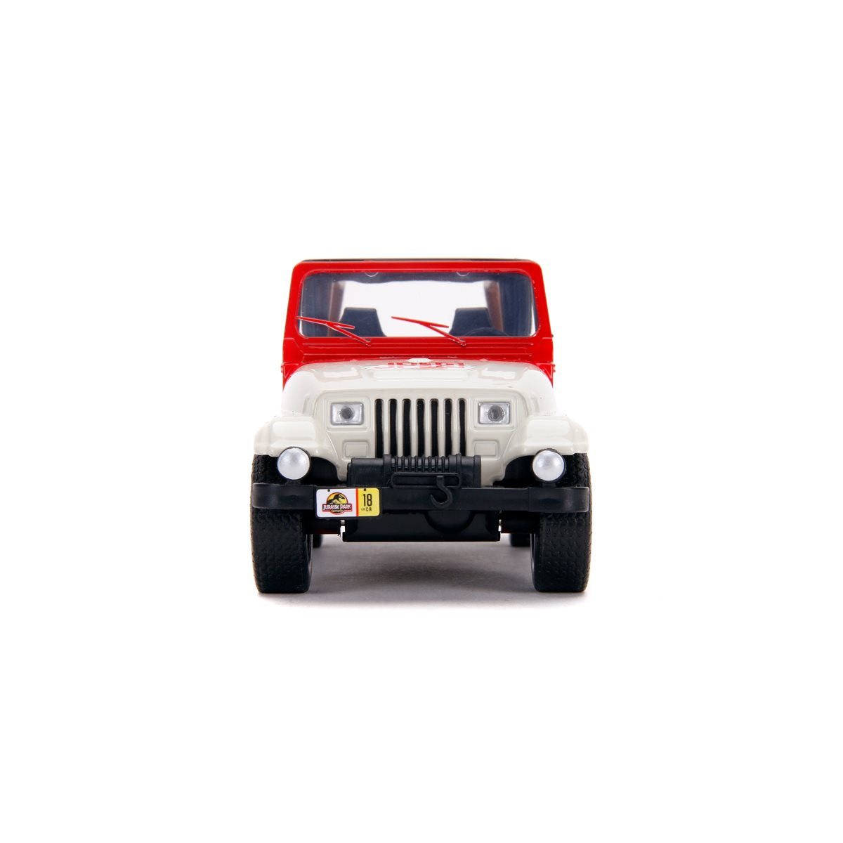 Jurassic World 1992 Jeep Wrangler 1:32 Scale Die-Cast Metal Vehicle