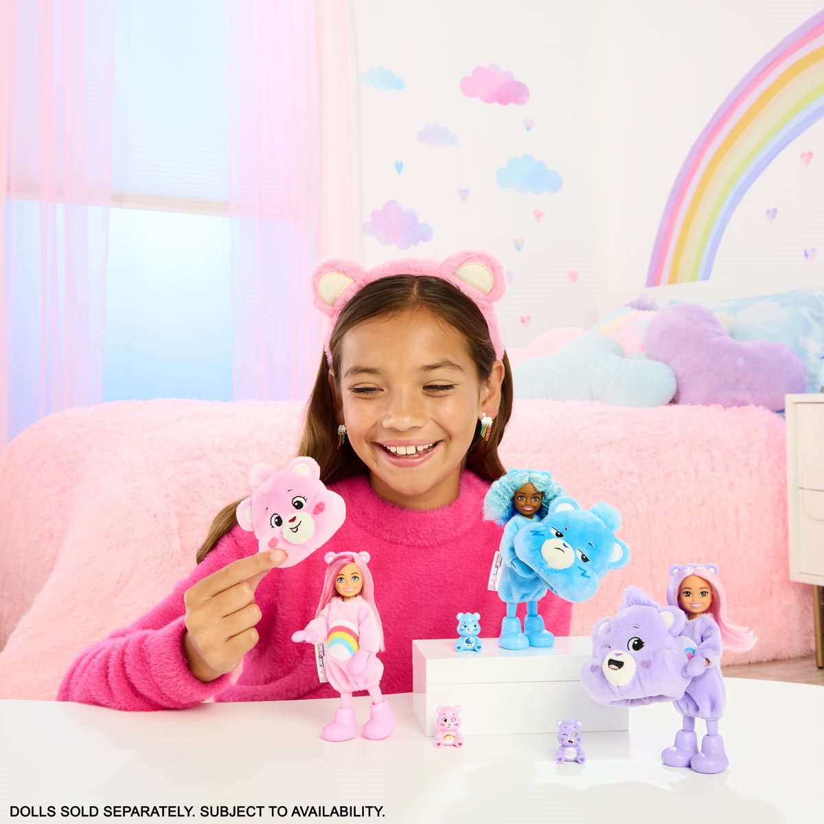 Barbie Care Bears Chelsea Cutie Reveal Doll Case of 3