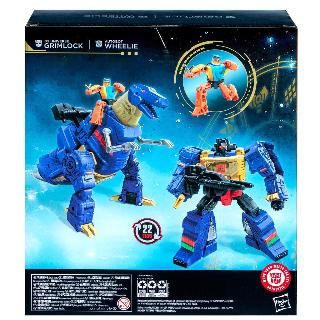 Transformers Generations Age of the Primes Leader G2 Universe Grimlock and Autobot Wheelie