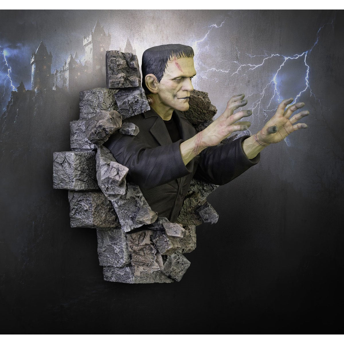 Frankenstein 1:2 Scale Wall Sculpture Mount