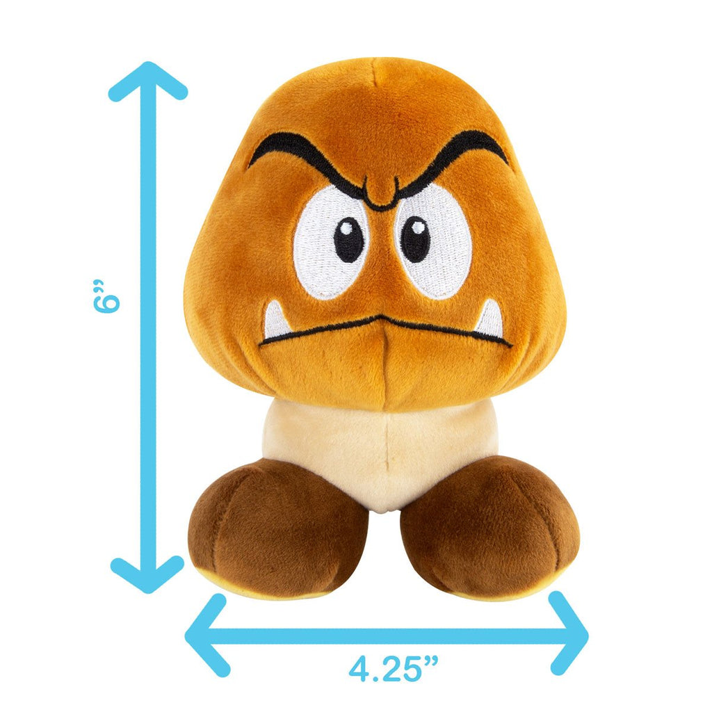 Club Mocchi Mocchi Super Mario Bros. Goomba Junior 6-Inch Plush